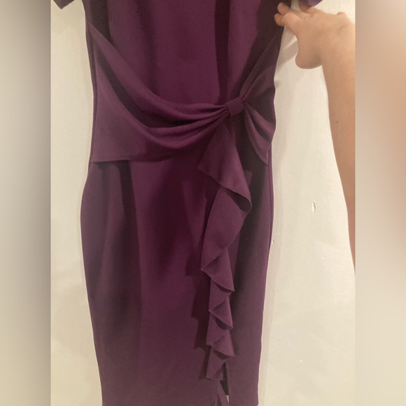 Professional Vintage 1950s Style Midi Dresses, maroon and purple, size 2 - Picture 8 of 11